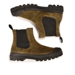 Pataugas AUTHENTIQUE C/S F4H KAKI -Pataugas Promos Boutique 628191 BOOTS FEMME OG C S F4H KAKI 6WEB