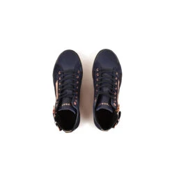 Pataugas PALME/MIX F4H MARINE/ROSE -Pataugas Promos Boutique 628270 922 BASKET FEMME PALME MIX F4H MARINE ROSE 6