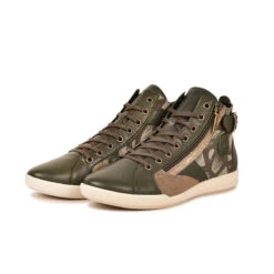 Pataugas PALME/WT F4H KAKI -Pataugas Promos Boutique 628274 BASKET FEMME PALME WT KAKI 5