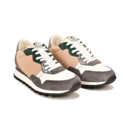 Pataugas ASTATE/MIX F4H ARGENT -Pataugas Promos Boutique 628285 BASKET FEMME ASTATE MIX GRIS PECHE web4