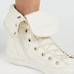 Pataugas AYZA F4G BLANC -Pataugas Promos Boutique AYZAF4GOFFWHITE2