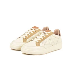 Pataugas BASALTE/MIXL F4I CRÈME -Pataugas Promos Boutique BASKET FEMME BASALT MIXL F4I CREME 628475 155 5