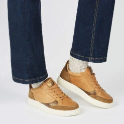 Pataugas BASALTE/SNME F4I CAMEL -Pataugas Promos Boutique BASKET FEMME BASALT SNME F2I CAMEL 628553751