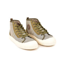 Pataugas ETCHE M/MIXTC F4I KAKI -Pataugas Promos Boutique BASKET FEMME ETCHE M MIXTC F4I KAKI 628485 554 4