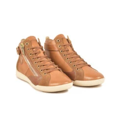 Pataugas PALME/MIX F4H CAMEL -Pataugas Promos Boutique BASKET FEMME PALME L MIX F2I TAUPE 628403 154 4