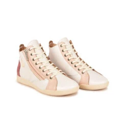 Pataugas PALME/PER F2I ROSE -Pataugas Promos Boutique BASKET FEMME PALME PER F2I ROSE 628402 300 4