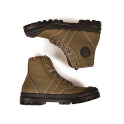 Pataugas AUTHENTIQUE/W MADE IN FRANCE F4G KAKI -Pataugas Promos Boutique BOOTS FEMME AUTHENTIQUE KAKI 6