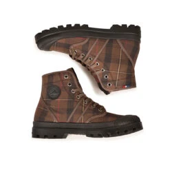 Pataugas AUTHENTIQUE MADE IN FRANCE F4G Tartan Marron -Pataugas Promos Boutique BOOTS HOMME AUTHENTIQUE W H4G TARTAN MARRON 6