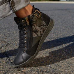 Pataugas PALME/VI F4H NOIR -Pataugas Promos Boutique F Palme WT F4H Noir