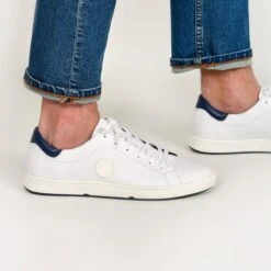 Pataugas JAYO H2G BLANC/MARINE -Pataugas Promos Boutique JAYO H2G BLANC MARINE WEB