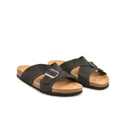 Pataugas LUDO/MIX H2I NOIR -Pataugas Promos Boutique SANDALE HOMME LUDO MIX H2I NOIR 628533 850 4