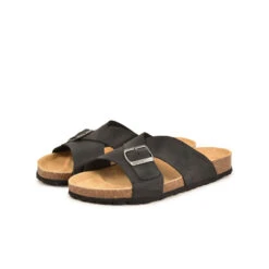 Pataugas LUDO/MIX H2I NOIR -Pataugas Promos Boutique SANDALE HOMME LUDO MIX H2I NOIR 628533 850 5